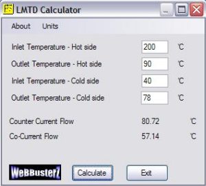 LMTD Calculator