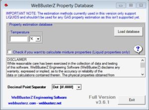 Physical Properties Estimation Database