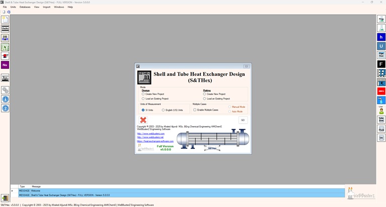 shell and tube heat exchanger software Shell and tube heat exchanger calculations